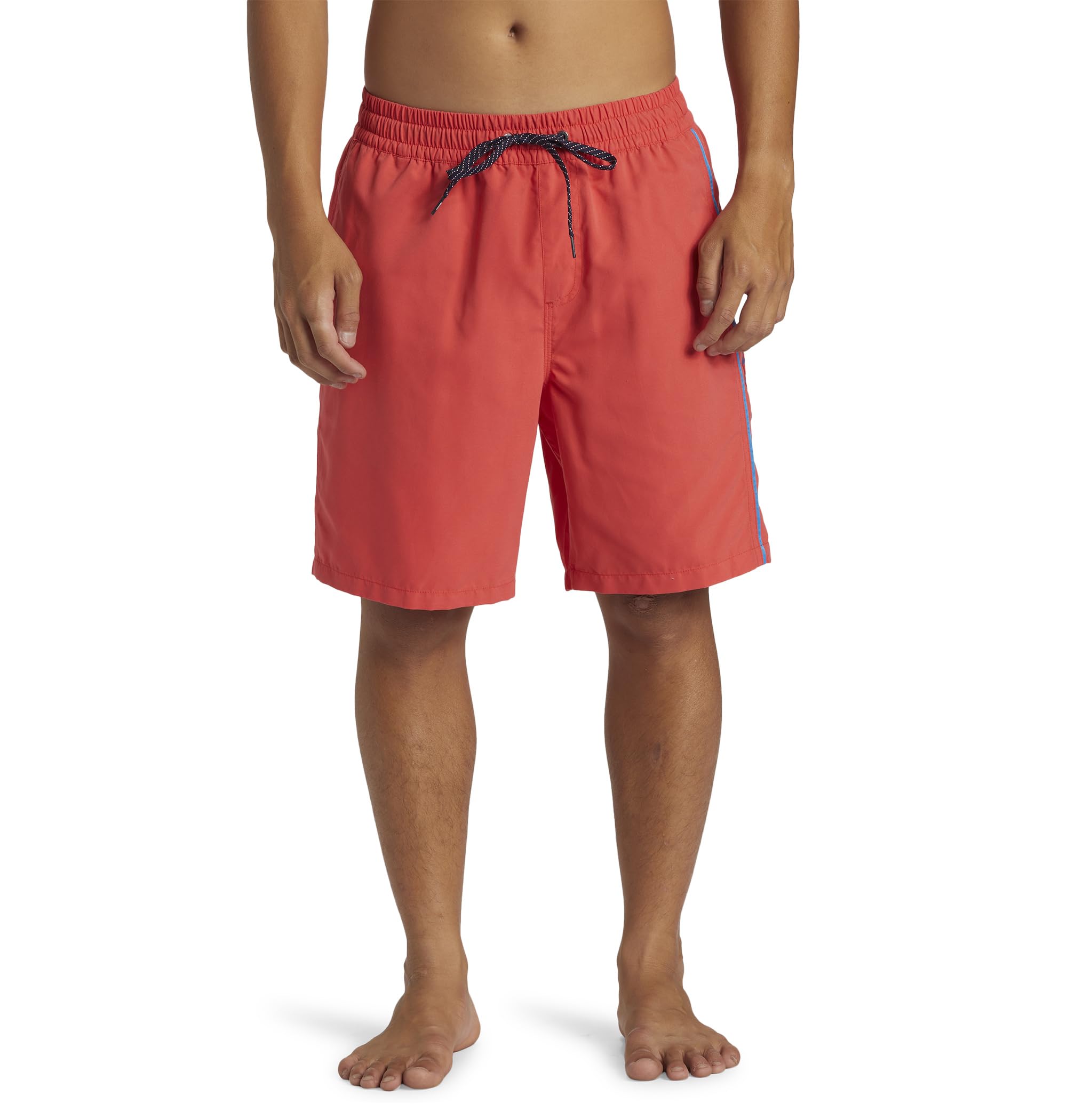 

Quiksilver Men s JAM Board Shorts, Double Piping, 19-inch Length, with Inner Shorts, RMC0