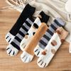 Women's Winter Velvet Coral Fleece Socks - Cute Japanese Style Fluffy Home & Sleep Socks