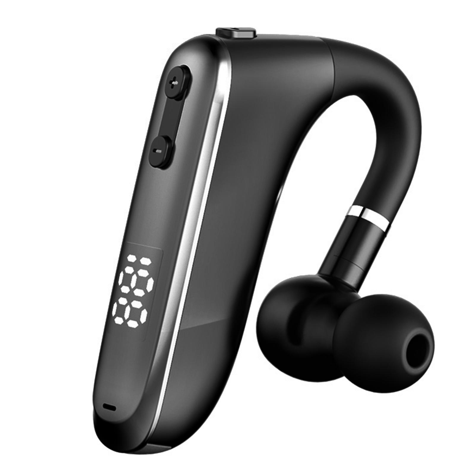 

Беспроводная гарнитура V5.2 Hands-Free Наушники CVC6.0 с шумоподавлением Наушник 50 часов воспроизведения Одно ухо чёрный