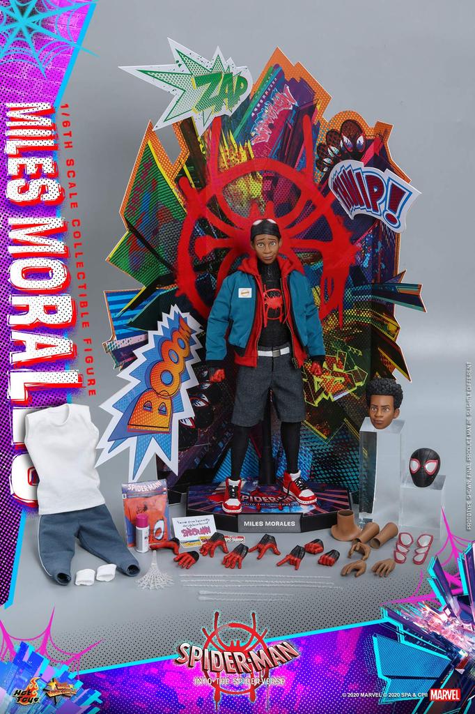 Movie Masterpiece Into the Miles Scale Figure Spider-Man Spider-Verse Morales/Spider-Man 1/6
