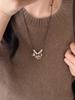 Retro Long Pull-out Pendant Necklace - Versatile Fashion Accessory for Girls