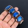 Labradorite Jewelry, Copper Electroformed Gemstone Bracelet, Handmade Jewelry, For Memorial Day