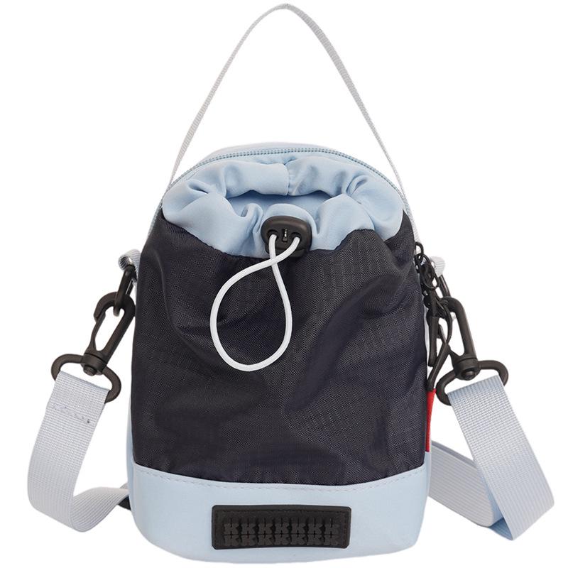 Multifunctional Drawstring Shoulder Bag for Mobile, Bottle & Sports - Large Capacity Crossbody Bag for Outdoor Cycling & Travel