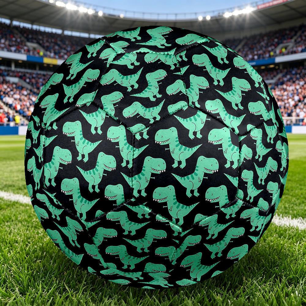 1PC Dinosaur Soccer Ball Size 5 Football Machine Sewn Indoor/Outdoor Universal Football Gift W48