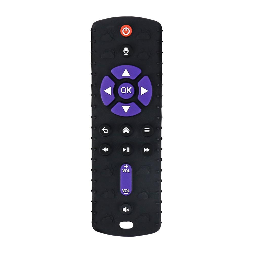 Silicone Teether Remote Control Toy for Babies 6+ Months