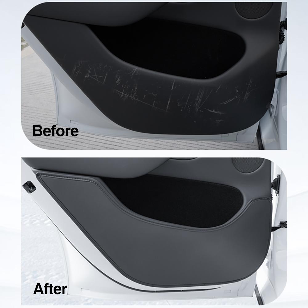 For Tesla Model Y Juniper 2026 Accessories Car Door Anti Kick Pad Front Rear Door Side Panel Protection Pad Interior Accessories
