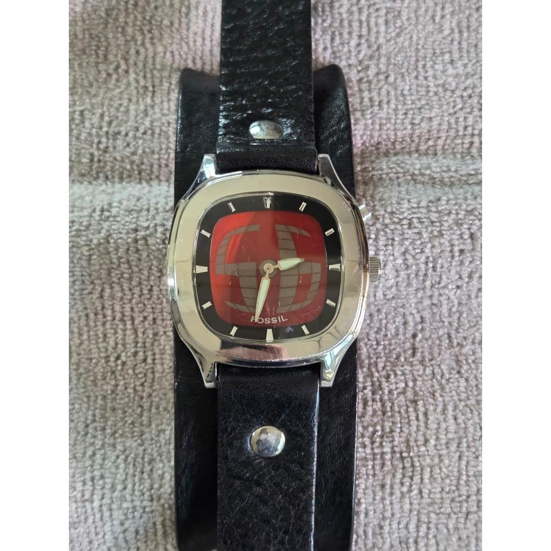 Used Battery replaced FOSSIL BIG TIC watch