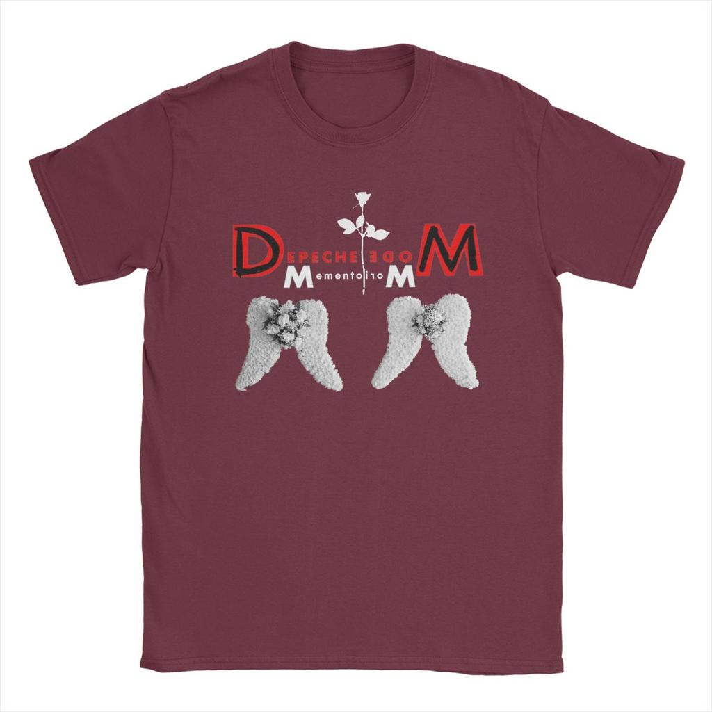 Vintage Depeches Cool Modes T-Shirts Men Crewneck Pure Cotton T Shirt Short Sleeve Tee Shirt Printing Tops