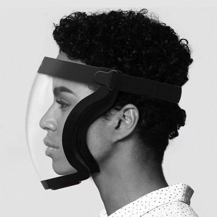 Beschlagfreies transparentes Vollvisier für Radfahren und Sport