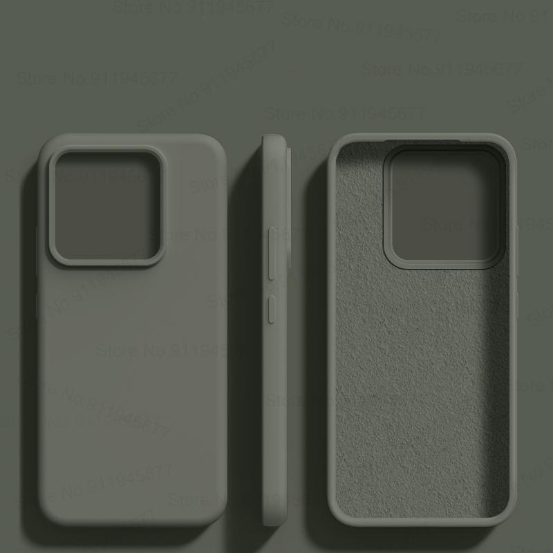 

Liquid Silicone Case For Xiaomi Mi 14 Ultra 13T 13 Lite 12T 12S 11T Redmi Note 13 12 11 10 Pro Plus 5G 13C Shockproof Soft Cover For Xiaomi 14