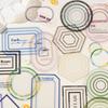 Rainbow Frame Series Vintage Border Landscape Sticker DIY PET Journal Material Collage 20 Sheets Scrapbooking Stationery