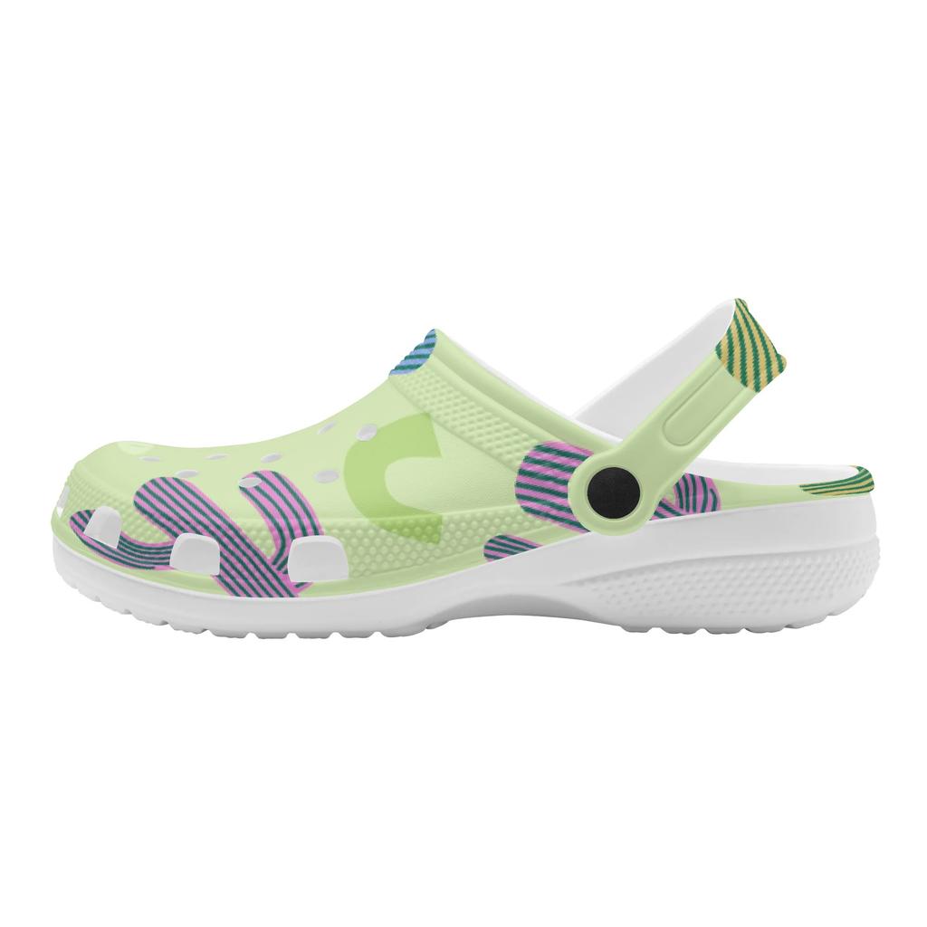 Colorful Printed EVA Clogs for Women Men Lightweight Breathable Slip On Casual Footwear Soft Sole Summer Sandals Everyday Wear