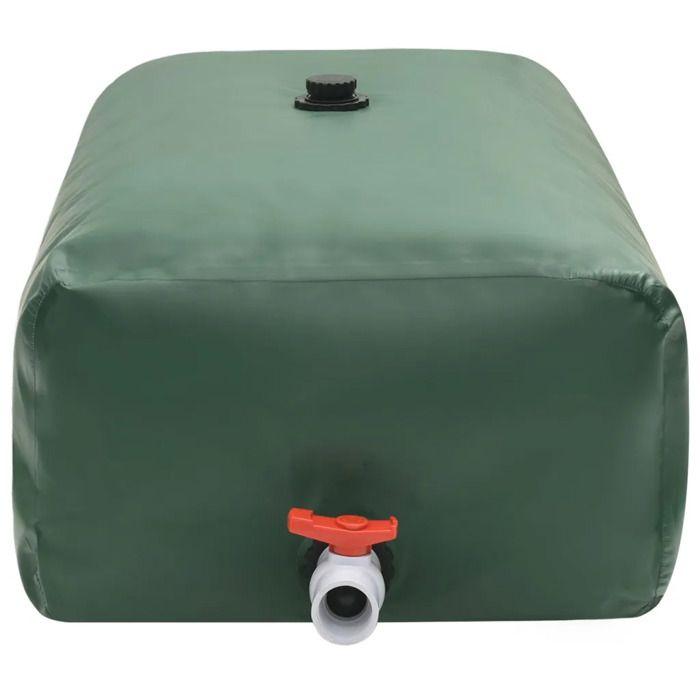Réservoir d'eau - vidaXL - 1500 L - PVC - Pliable - Avec robinet