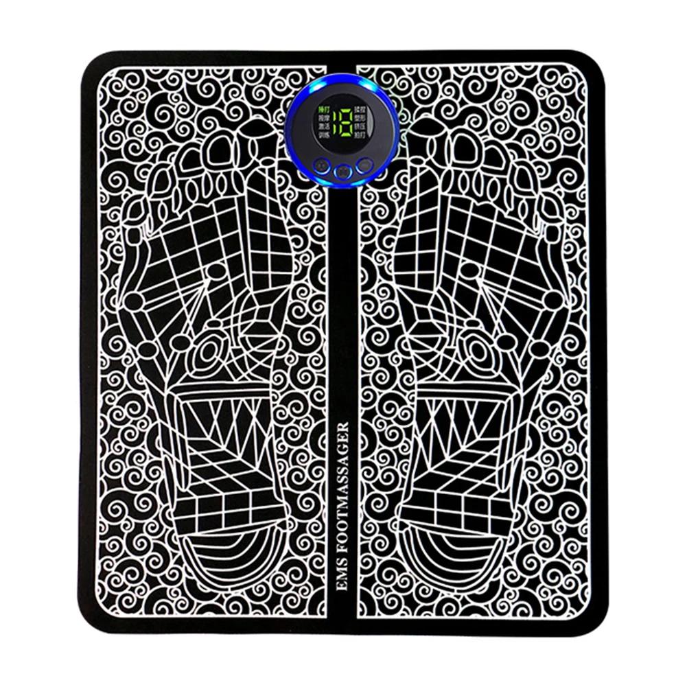 

Электрический EMS массажер для ног коврик для массажа ног стимулятор мышц ног улучшает кровообращение снимает боль уход за здоровьем