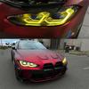 1 sada žlutých kovových světel pro BMW G80 M3/G82 M4 (Barva: Jak je znázorněno)