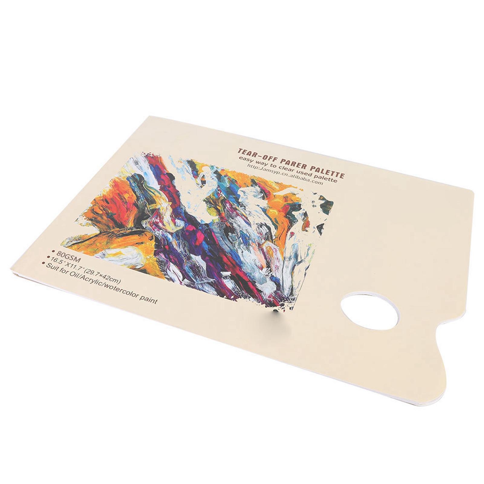 

Палитра для отрывной бумаги формата А3 одноразовая бумага для подбора цвета для акварельной живописи маслом гуашью