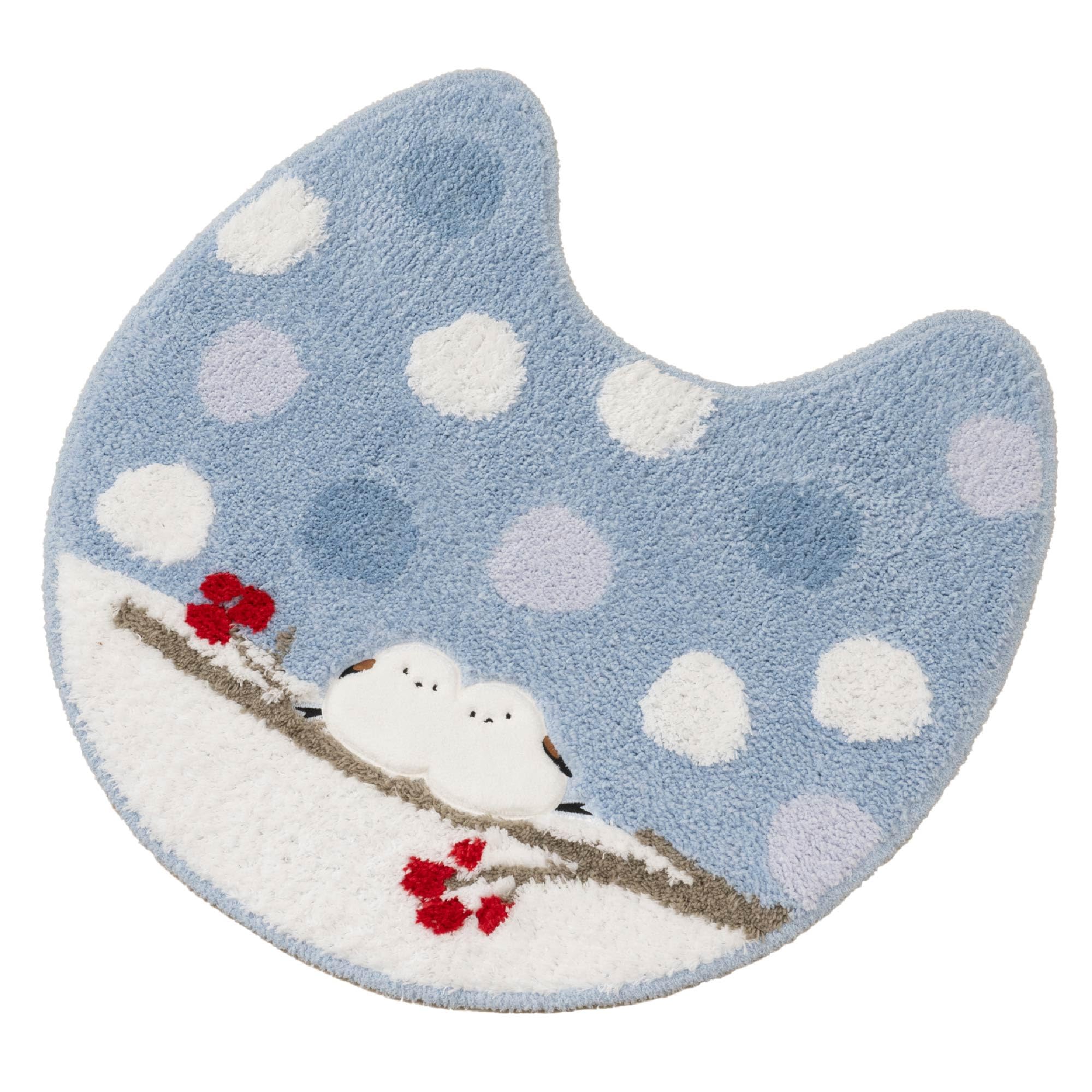 

Senko Toilet 60 x 60 Character Animal 51623 S.D.S Shimaenaga-chan Mat, Approx. cm, Blue, Design, синий