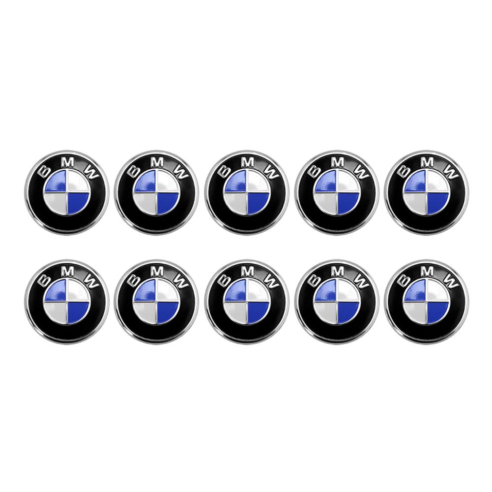 

10Pcs 14mm 3D Car Styling Remote Control Key Logo Stickers For BMW M M1 M2 M3 M4 M5 M6 M7 M8 X3 X5 E39 E46 E60 E90 F20 E60 E30 14mm
