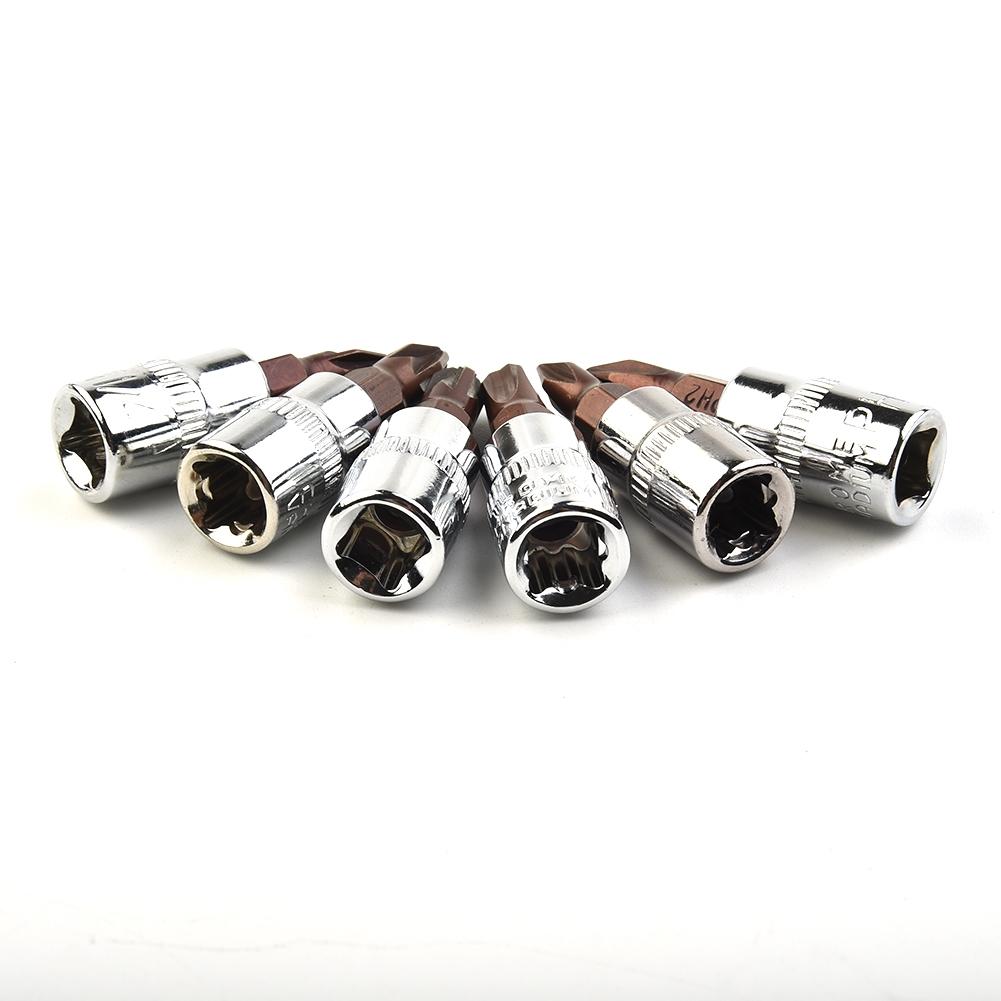 Screwdriver Bit Bit 38mm 6pcs Chrome Vanadium Steel