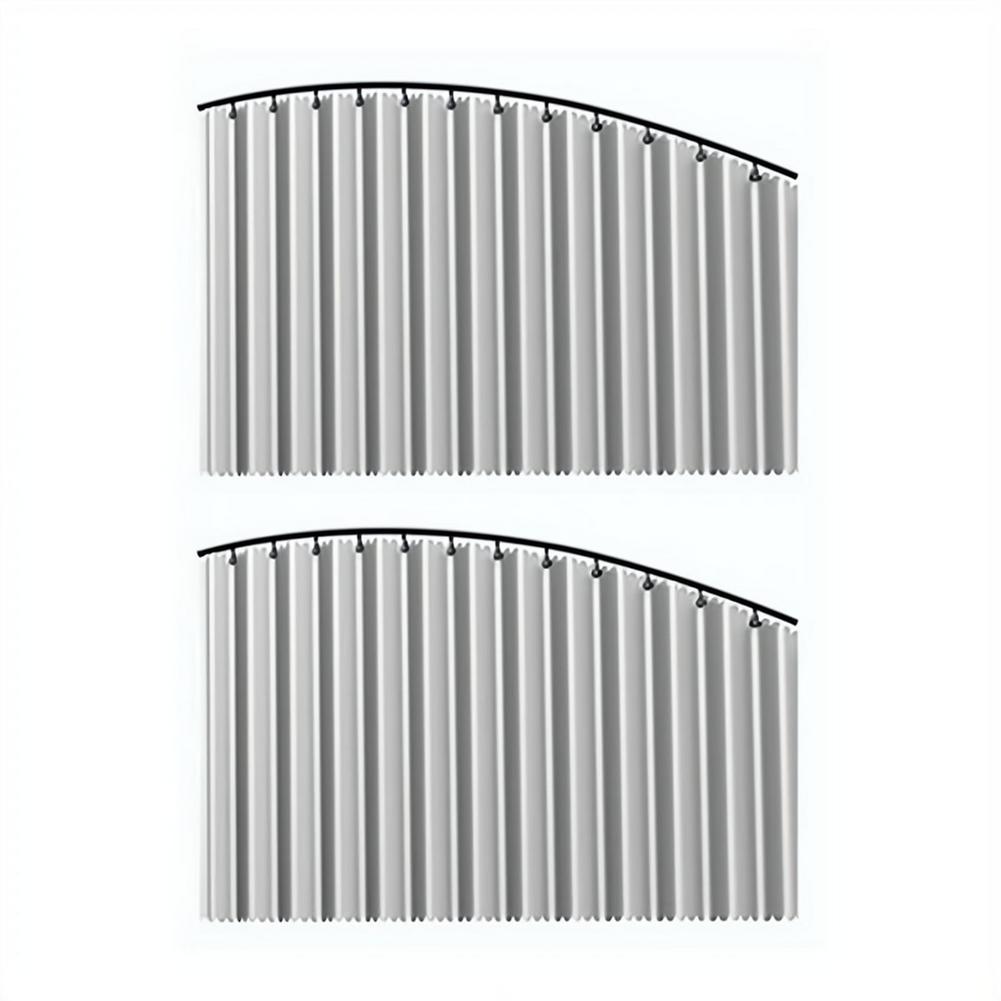 2/4 Pcs Retractable Car Side Window Sun Shade, Embedded Track Privacy Blackout Curtain for Auto Uv Protection Accessories