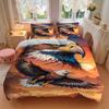 3pcs Eagle, Wildlife Duvet Cover Set -Includes 1 Duvet Cover and 2 Pillowcases, No Quilt Core, All-Season Home Decor  Yy251111197