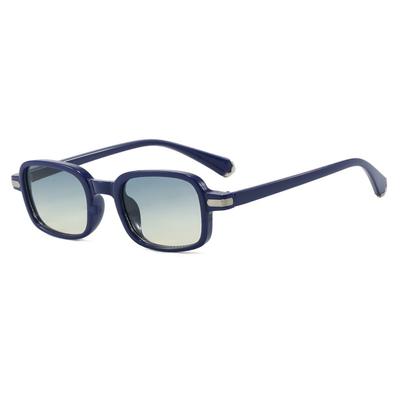 New Retro Small Frame Square Gradient Women Sunglasses Rice Nail Design Fashion UV400 Casual Glasses for Men and Women
