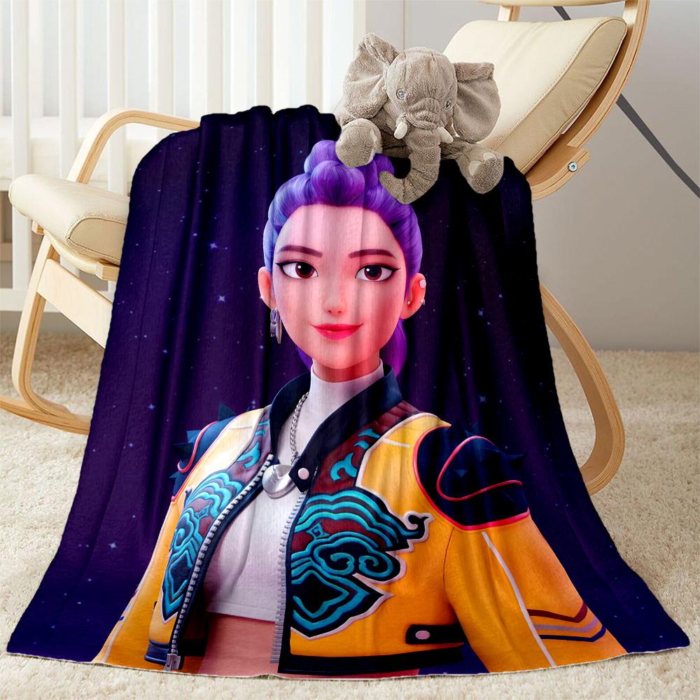 Galactic Fashion Runway Blanket Warmthful Decor Great for Chair Bed Picnics Four Seasons Multipurpose Modern Gifts For Family Or Friends