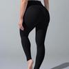 Women Soft High Waist Stretch Pleated Yoga Pants Casual Fitness Leggings Trouser