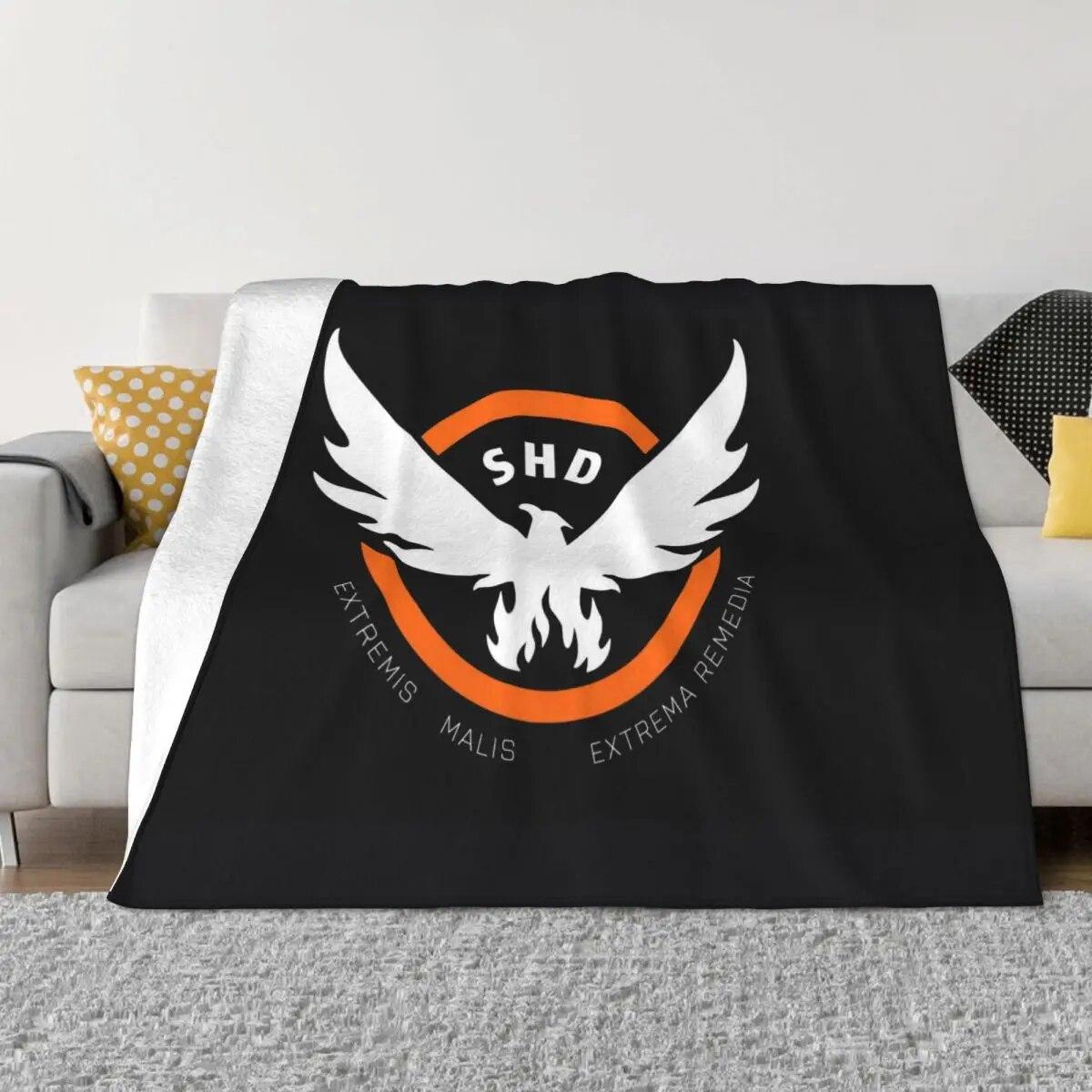 

The Division 2 Shd Blanket Fleece Winter Game Lover Breathable Warm Throw Blankets for Sofa Couch Bedding Throws