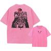 Manga Berserk Guts Graphic Tshirt Men Women Clothing Pure Cotton Soft Short Sleeve Tees Vintage Washed Oversized Streetwear