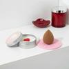 Cute Heart Shaped Makeup Brush Cleaning Soap 100g For Silicone Pad Cosmetic Sponge & Beauty Tool Washer Quick-Dry Deep Clean