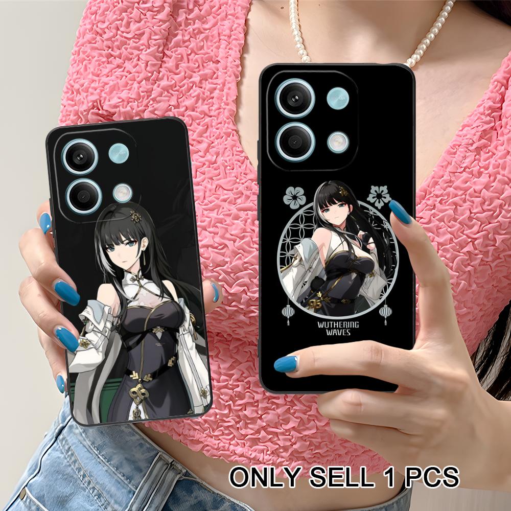 Wuthering Waves Baizhi Phone Case for Xiaomi Redmi 15 14 13 12 A5 3 2 1 C Plus 4G 5G Soft TPU Shockproof Cover
