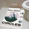 Singer M-Mac Circles Miller Classic Door Mat Washable Non-Slip Living Room Sofa Chairs Area Mat Kitchen Bedside Area Rugs