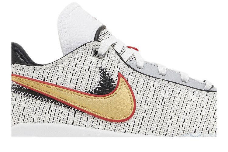 Kids' Sneakers Nike LeBron 20 The Debut (GS) White/Metallic Gold/Black/University Red/Wolf Grey