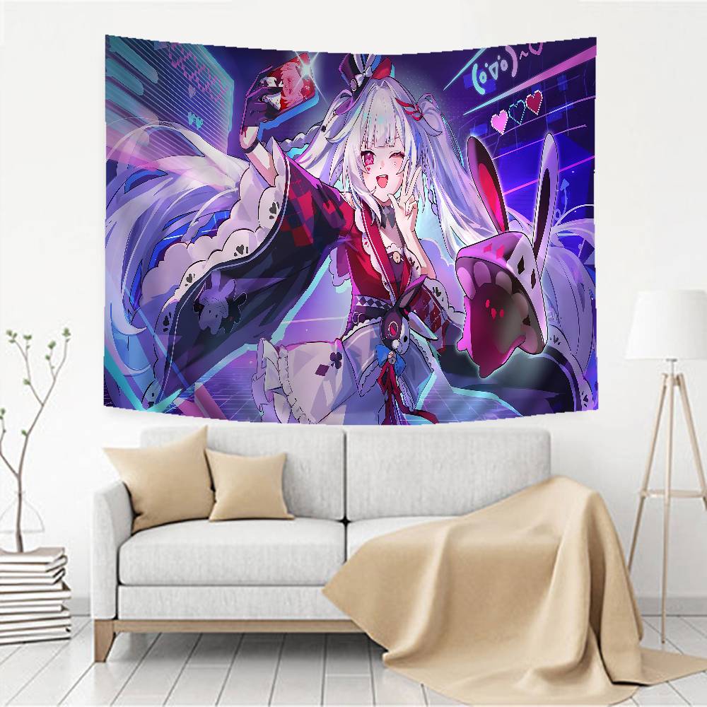 Game Honkai Star Rail Sparkle Cartoon Tapestry Art Science Fiction Room Home Decor Wall Hanging Sheets