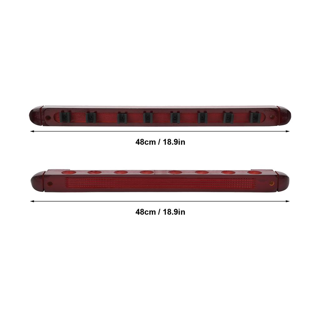 Wandmontierter Snooker Billard Queue Rack Pool Queue Stock Stange Halter Billard Zubehör