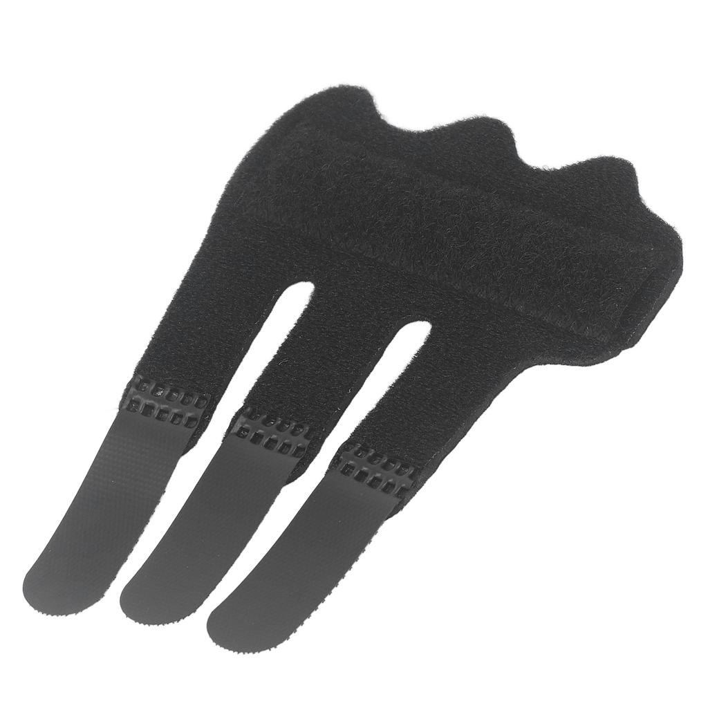 Finger Splint 3 Strap Soft Breathable Adjustable Trigger Finger Brace for Fixing