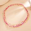 Salircon 6 Pcs/Set Summer Beach Bohemian Rice Beaded Waist Belly Chain for Women Sexy Simple Body Chain Y2K Jewelry Accessories