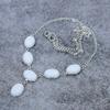 White Coral Gemstone Handmade 925 Sterling Silver Jewelry Necklace 18" M-406