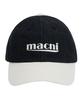 Makeuni Signature Logo Mix Ball Cap_Black Denim