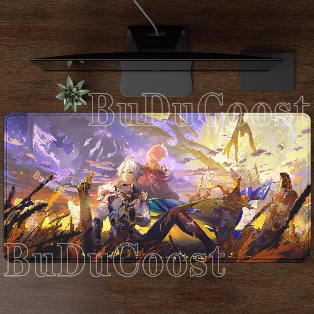 PC Gaming Mousepad HSR Phainon Honkai Star Rail HD Printing Computer Mouse Pad Office Accessorie Larger Keyboard Rubber Desk Mat