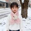 Kinder Cartoon Plüschschal - Herbst/Winter Warmer Nackenschutz für Mädchen & Jungen