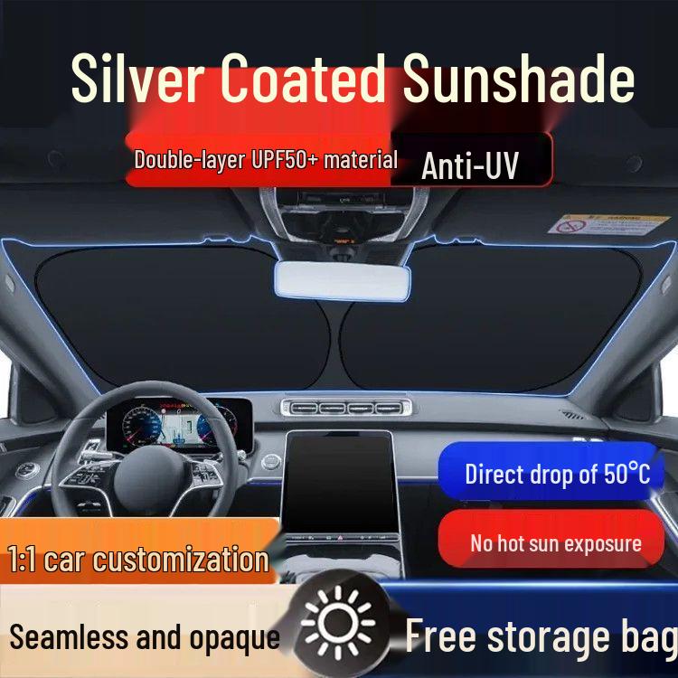 Wuling Hongguang S/Rongguang/Zhi Guang/Hongguang V/S1/S3/MINI EV Car Windshield Sunshade Heat Insulation Wuling Zhi Guang