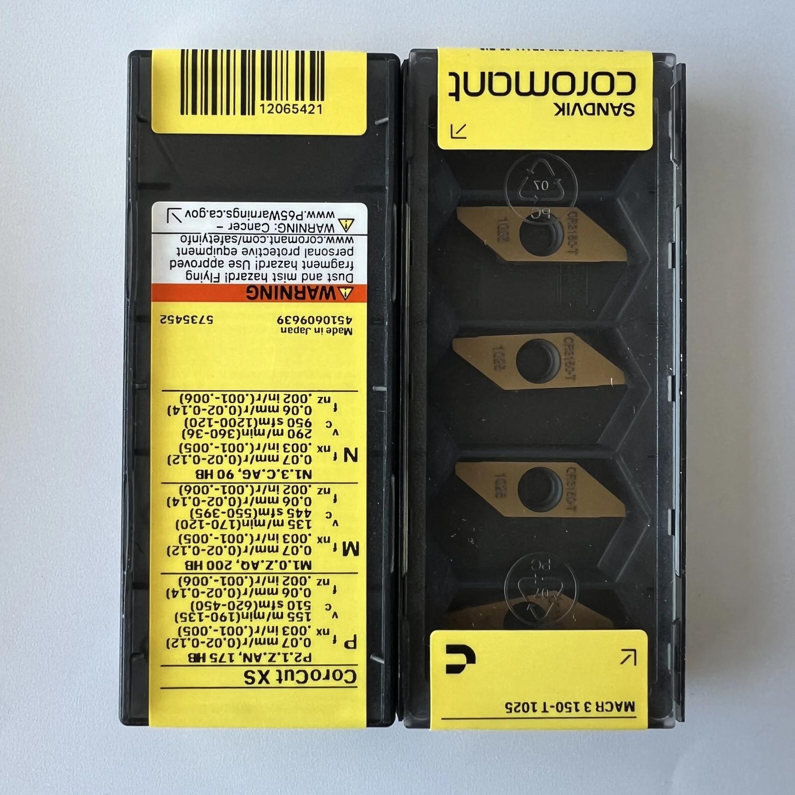 

MACR3150-T 1025 / Industrial indexable Carbide Inserts 10 Pcs