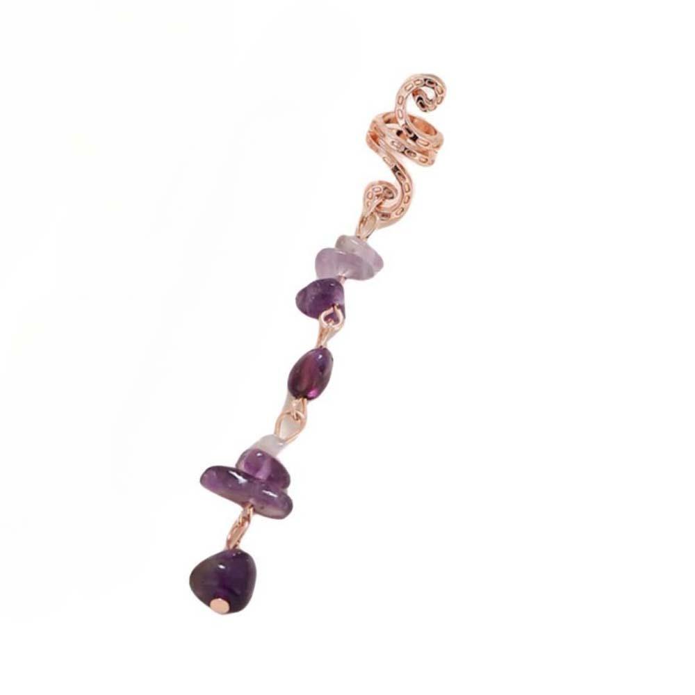 Styling Hair Accessories Dreadlock Hair Jewelry Hip-hop Long Tassel Colored Stone Pendant Sweet DIY Hair Charms