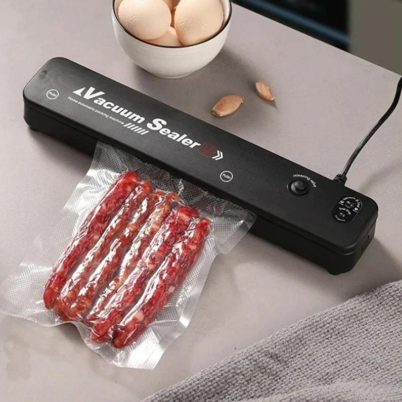 Sigillatrice Sottovuoto per Alimenti Domestica Indicatore LED Domestico Sistema di Sigillatura Automatica ad Aria con un Solo Click Strumento di Sigillatura per Alimenti Sacchetti Secchi e Freschi Sigillatrice