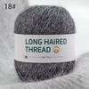 Filato di Pile di Visono a Pelo Lungo 50G Cappello Sciarpa Giacca Lavorati a Mano Moda Autunno Inverno Filato