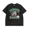 American Trendy Brand Washed Old Short-Sleeved T-Shirt Men'S And Women'S Vintage Hip-Hop Retro Vintage Half-Sleeved T