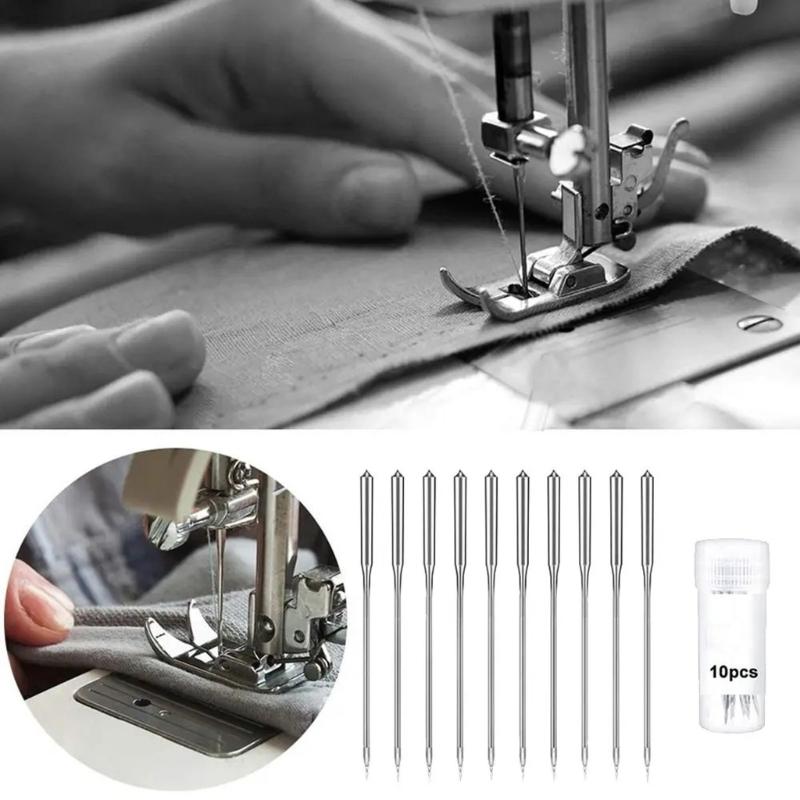 60PCS Sewing Machine Needle Multipurpose Replacement Needle Metal Alloy Texture for Canvas and Heavy Fabrics