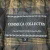 USED/COMME CA COLLECTION Cotton Balmacaan Coat Size 3 Black Made In Japan Cupra Lining